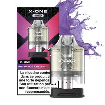 Cartouche Myrtille Framboise Cerise X One Pro