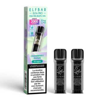 Recharge Cranberry Raisin Elfa Pro Elfbar 2 x 600 puffs