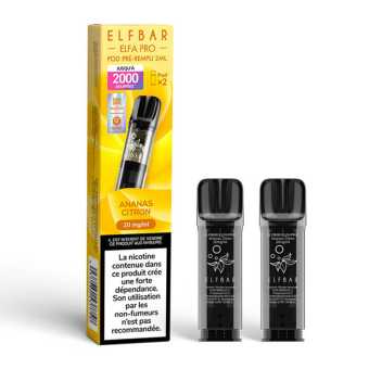 Recharge Ananas Citron Elfa Pro Elfbar 2 x 600 puffs