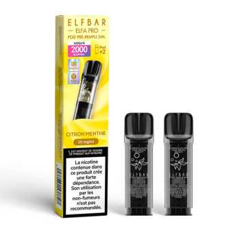 Recharge Citron Menthe Elfa Pro Elfbar 2 x 600 puffs