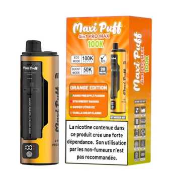 Pro Max 100K – Orange Edition Maxi Puff
