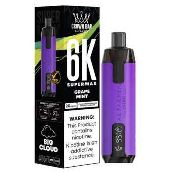 Supermax Crown Bar 6K - Grape Mint