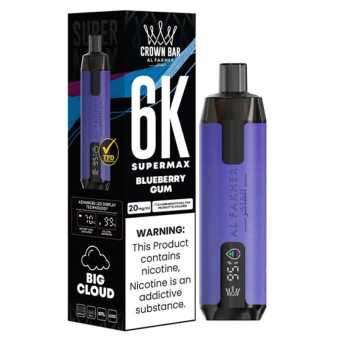 Supermax Crown Bar 6K - Blueberry Gum