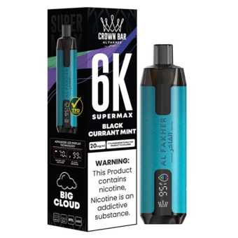 Supermax Crown Bar 6K - Blackcurrant Mint