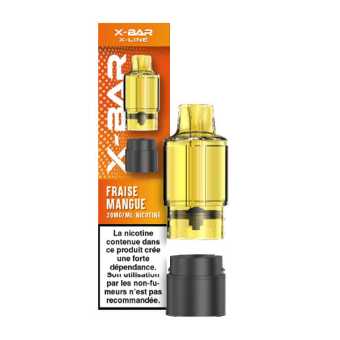 Cartouche Fraise Mangue X-Line 15k