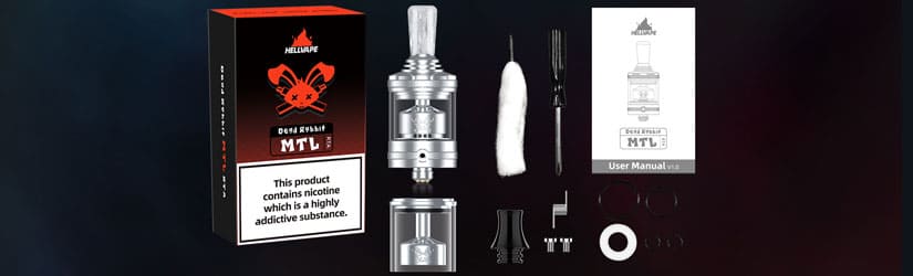 Atomiseur Dead Rabbit MTL 2 RTA Hellvape Hellvape