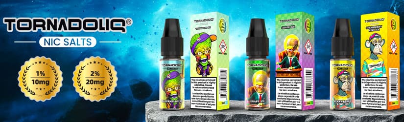 Tornadoliq aux sels de nicotine