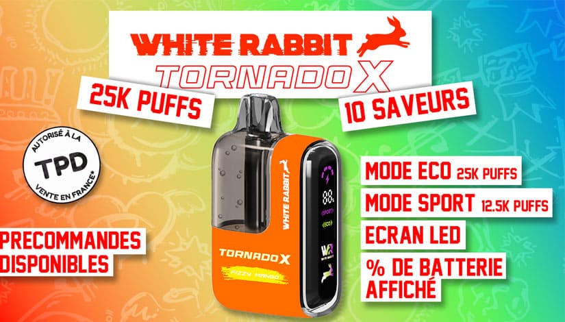 Tornado X 25000 White Rabbit