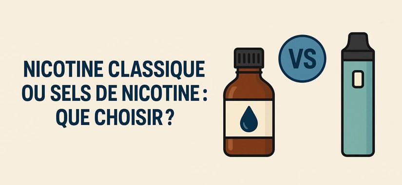 Nicotine classique ou sels de nicotine Nicotine classique ou sels de nicotine